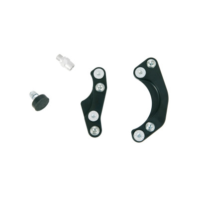 zníženie jazdcových stupačiek »ERGO« - čierne