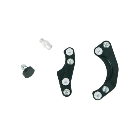 zníženie jazdcových stupačiek »ERGO« - čierne