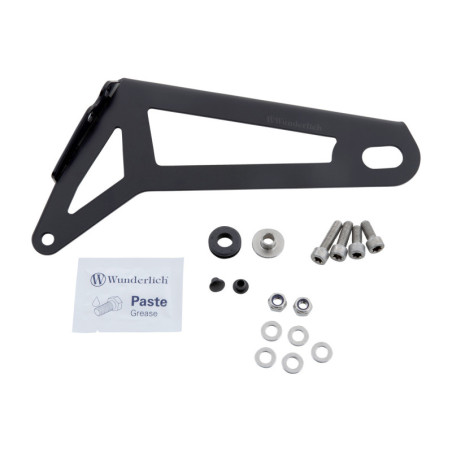 držiak výfuku single - čierny