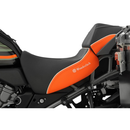 Sedadlo spolujazdca AKTIVKOMFORT - čierno-oranžové