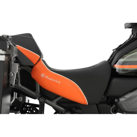 Sedadlo spolujazdca AKTIVKOMFORT - čierno-oranžové