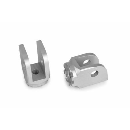 Vario držiak stupačiek spolujazdec EVO1 (pár)-strieborné