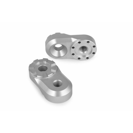 Vario adaptér EVO1 (pár) - 23mm - strieborný