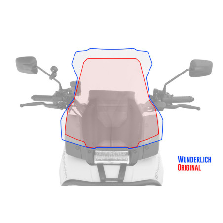 čelné sklo MARATHON - dymovo šedé