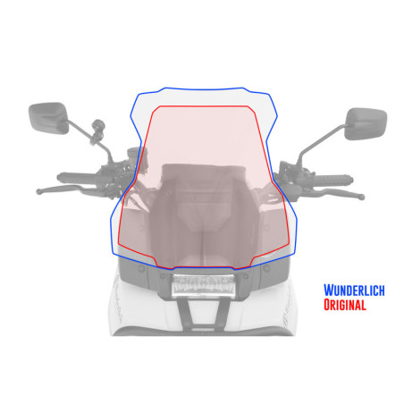 čelné sklo MARATHON vrátane výstuže - číre