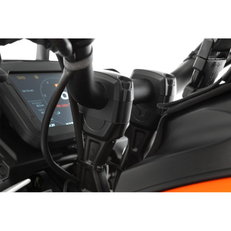 Zvýšenie na riadidlá Ergo 25 mm - čierna