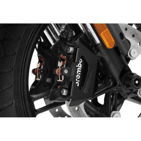 kryt brzdového strmeňa - predný - čierny