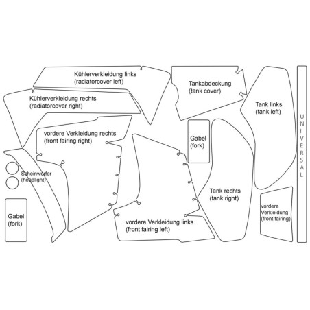 sada fólie na lak PremiumShield - transparentná