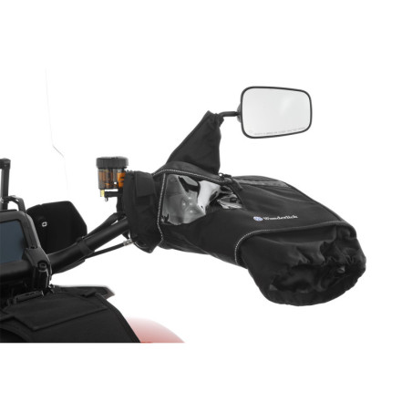 Návleky na riadidlá motocykla - čierne