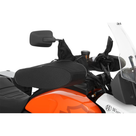 Návleky na riadidlá motocykla - čierne