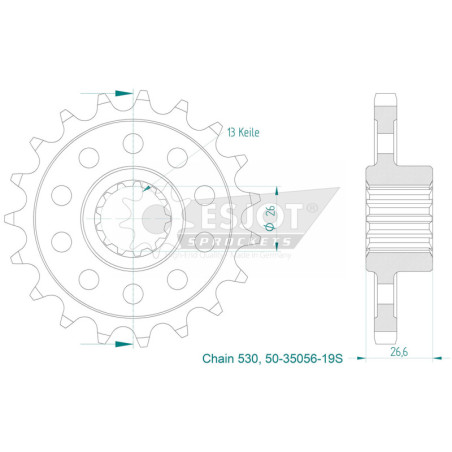 Regina 530-ZRPO retiazková sada 130 článkov reťaze - zlatá