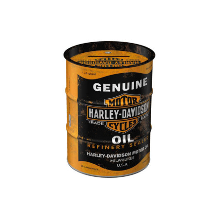 Pokladnička - olejový sud Harley-Davidson