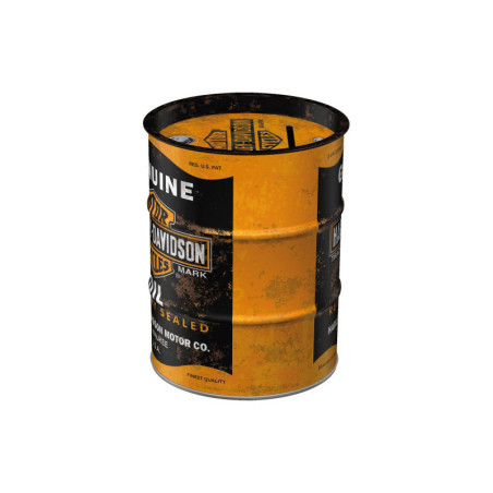 Pokladnička - olejový sud Harley-Davidson