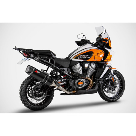 ZARD Slip-On výfuks karbónovým krytom - nehrdzavejúca oceľ