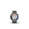 GARMIN fenix 7S Pro Solar, Silver Stainless Steel, Graphite Band