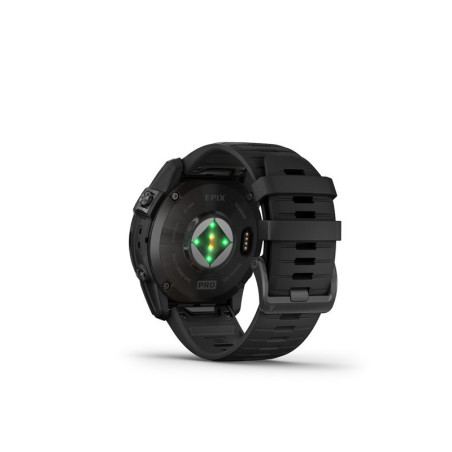 GARMIN fenix 7 Pro Solar, Slate Gray Stainless Steel, Black Band