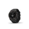 GARMIN fenix 7 Pro Sapphire Solar, Carbon Gray DLC Titanium, Black Band