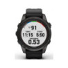 GARMIN fenix 7S Pro Sapphire Solar, Carbon Gray DLC Titanium, Black Band