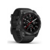GARMIN fenix 7X Pro Sapphire Solar, Carbon Gray DLC Titanium, Black Band