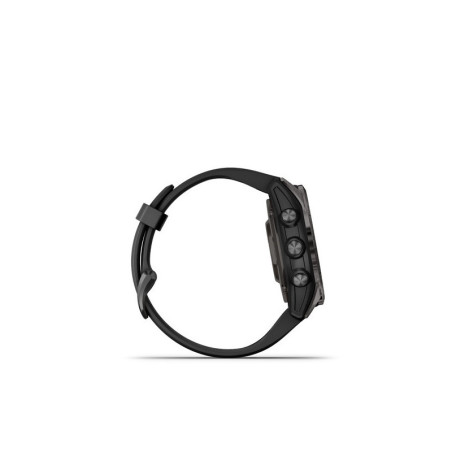 GARMIN epix Pro (g2) Sapphire, 42mm, Carbon Grey DLC Titanium, Black band