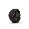 GARMIN epix Pro (g2) Sapphire, 47mm, Carbon Gray DLC Titanium, Black Leather band