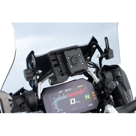 USB nabíjací box - SP-Connect s držiakom SPC+ - čierny