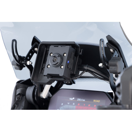 USB nabíjací box - SP-Connect s držiakom SPC+ - čierny