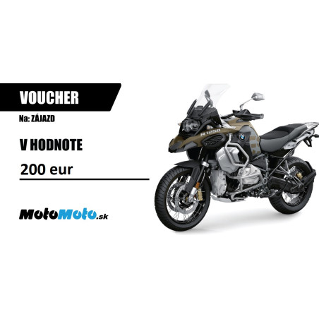 VOUCHER - motovýlet