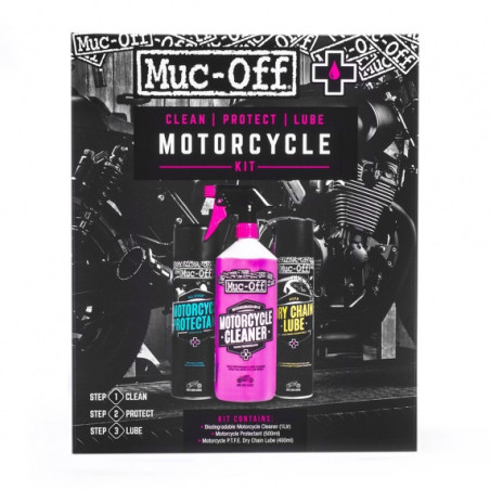 Muc-Off Motorcycle Clean Protect and Lube Kit