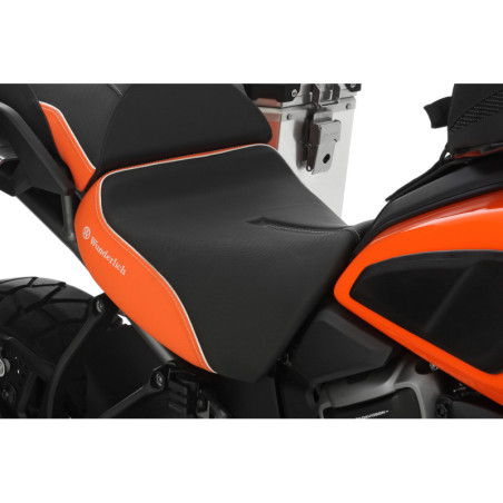 Sedadlo jazdca AKTIVKOMFORT - čierno-oranžové