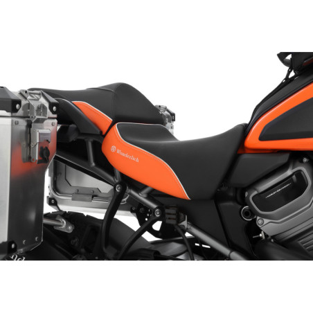 Sedadlo jazdca AKTIVKOMFORT - čierno-oranžové