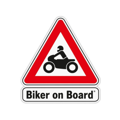 Nálepka motorkár na palube