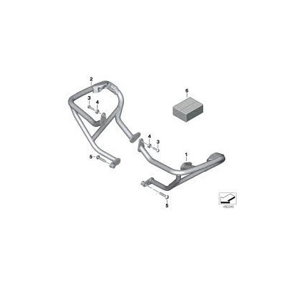 Padacie rámy R1200 ľavé