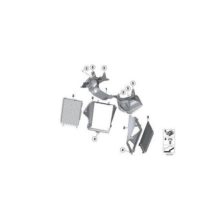 Ochrana chladiča ľavá