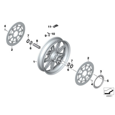 Predný brzdový kotúč