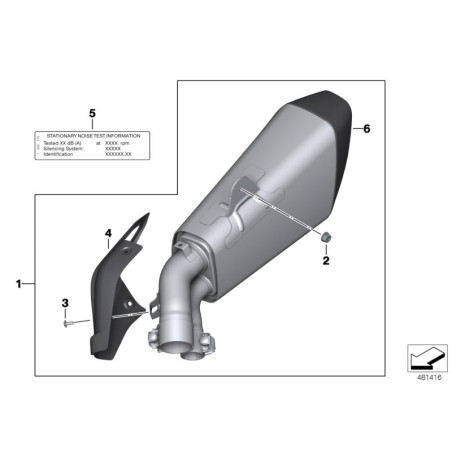 HP Športový výfuk