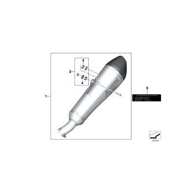 HP športový výfuk