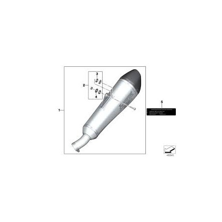 HP športový výfuk