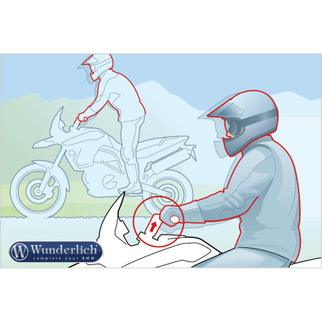 Zvýšenie riadidiel 25mmR 1200 GS + Adventure do 2007