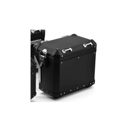 Hliníkový kufor ľavý 44 litrový čierny