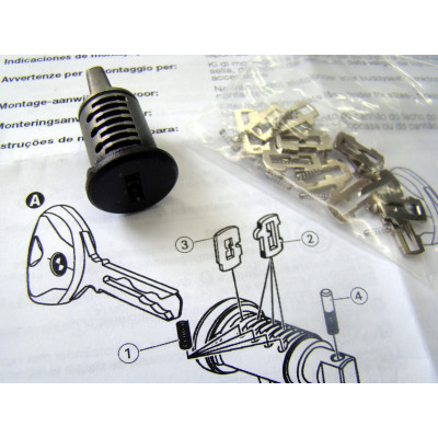 Vložka zámku pre alu kufre