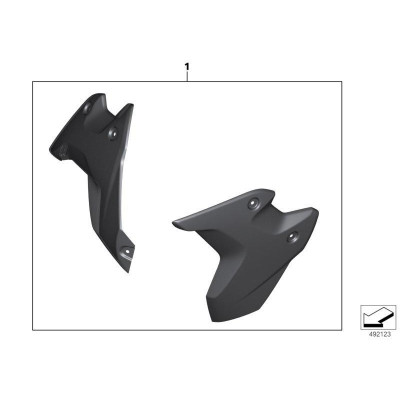 Sada plastov chladiša STYLE čierna