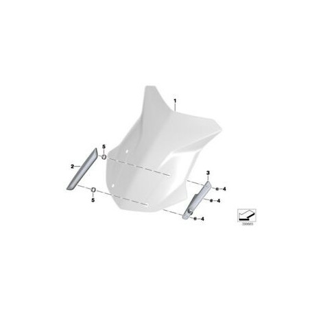 Spodný držiak pod plexi - pravý