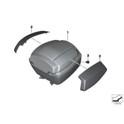 Kódovaný zámok do kufra C650