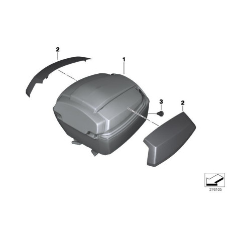 Kódovaný zámok do kufra C650