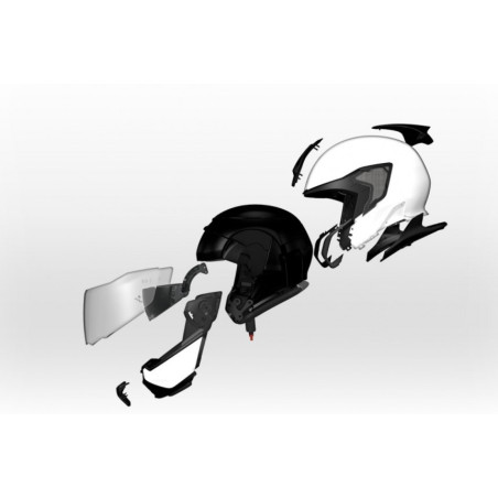 Plexi System 7 číre s antifogom