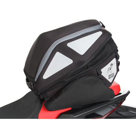 Royster Rearbag zadná taška pre montáž s pásmi čierna