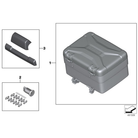 Držiak pre TopCASE Vario