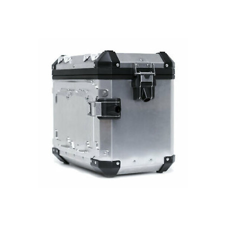 Alu kufor strieborný  44 litrový - ľavý