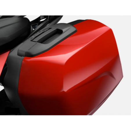 Bočný kufor lakovaný - Racing Red- ľavý